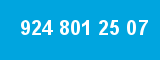 924 801 25 07 924 801 25 07